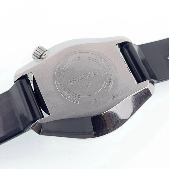 Seiko Stainless Steel Black Dial 44mm Automatic Movement Mens Watch 6159-7000 - Picture 8 of 8